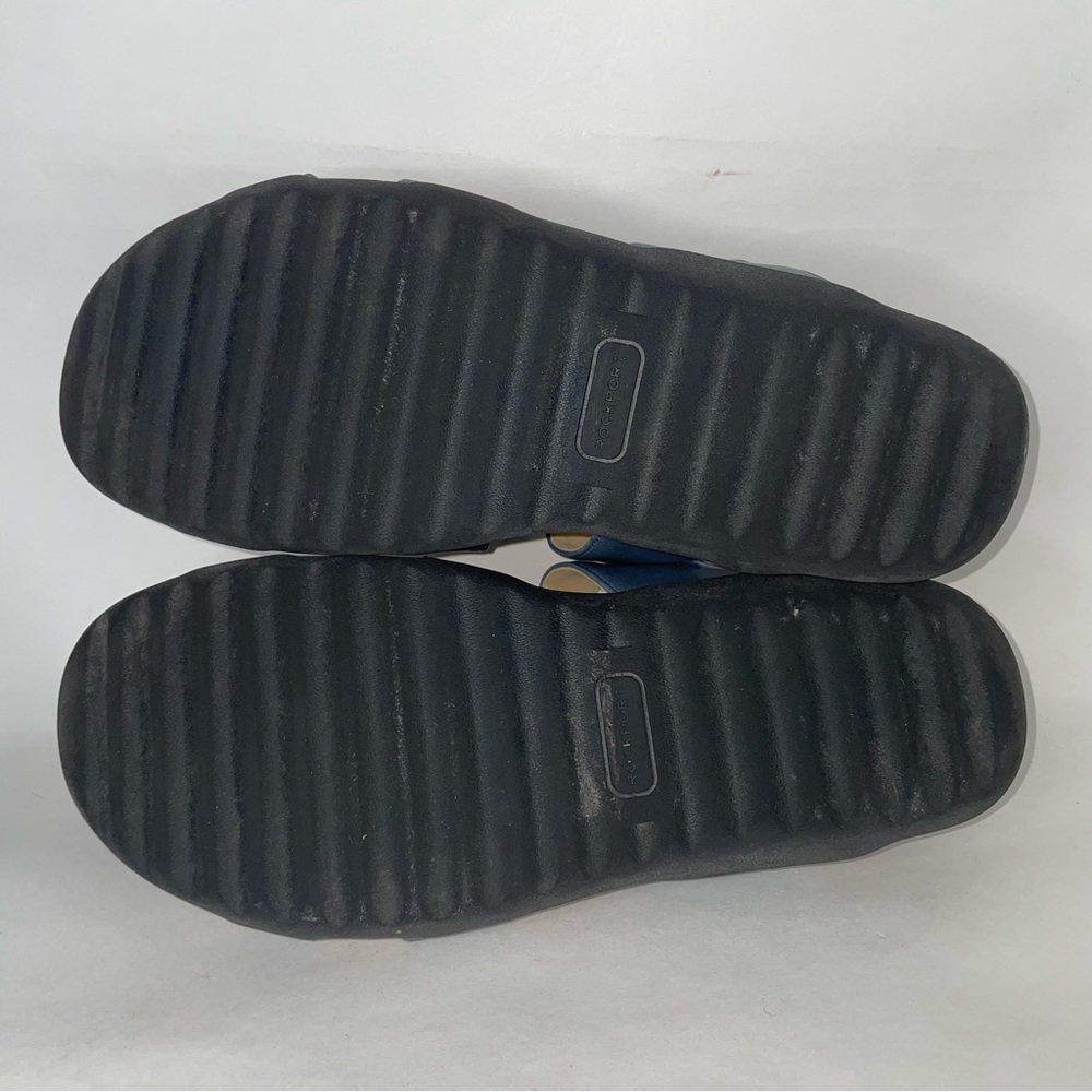 Rockport Ridge Asymmetrical Blue Ankle Strap Sandals Women's Size 9.5 - Picture 4 of 8